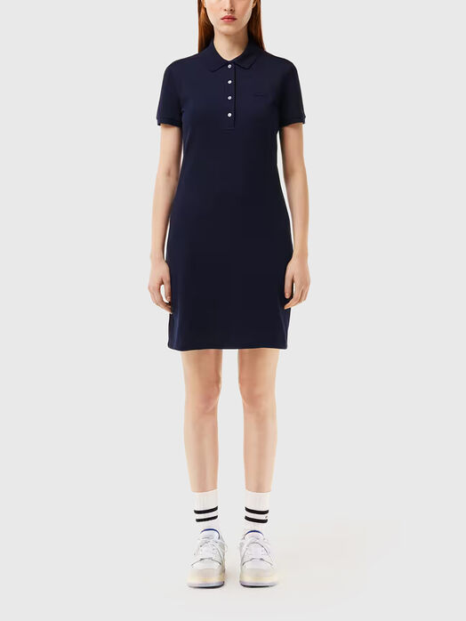 Piqué polo dress