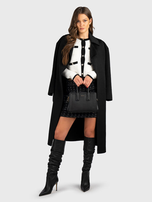 Wool blend coat with belt - 2