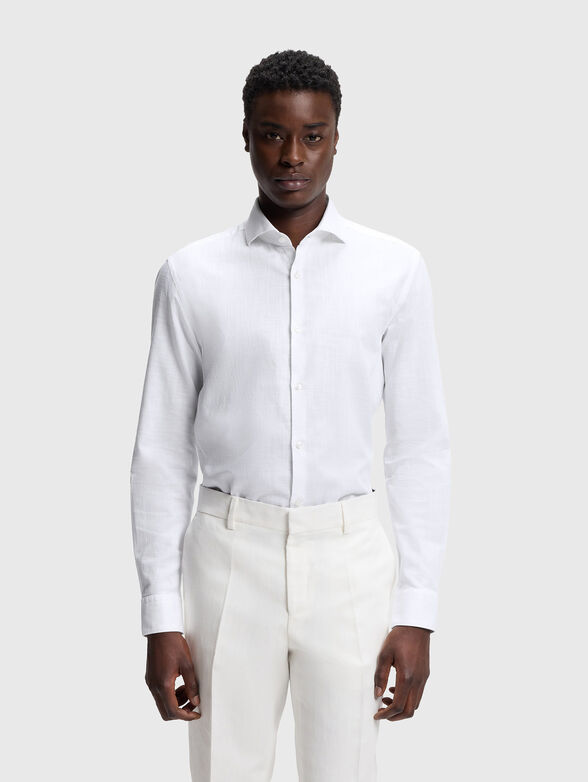 Cotton and linen shirt - 1