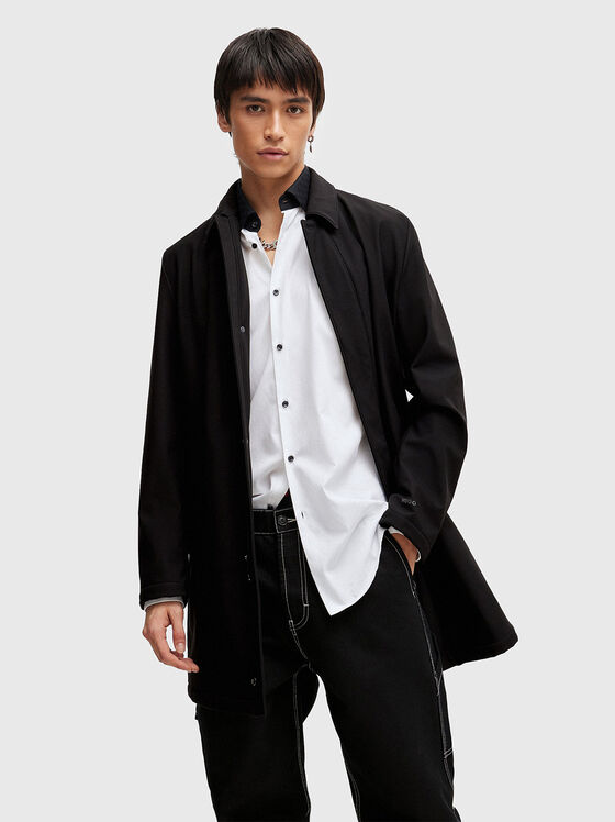 MAREC2411 black transitional coat - 1