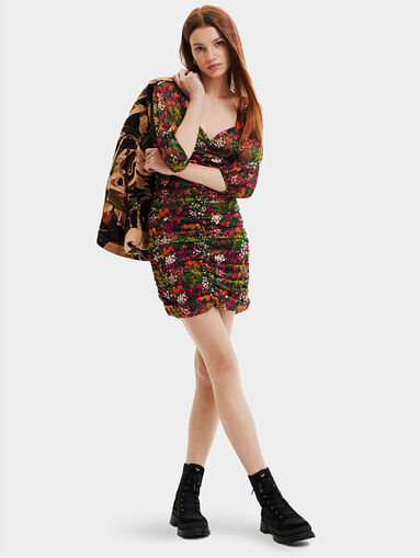 LARA dress with floral print - 3