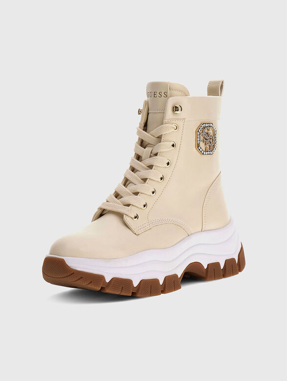 Boots with logo with applied crystals - 2