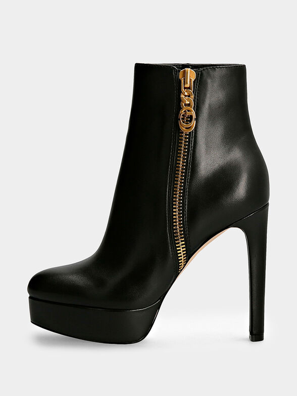 High heel leather boots - 1