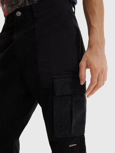 EMILIO black cargo pants  - 3