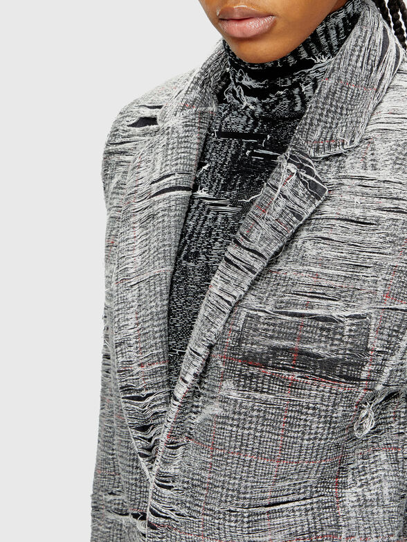 DE-PHONIX-FSG blazer with rips - 4