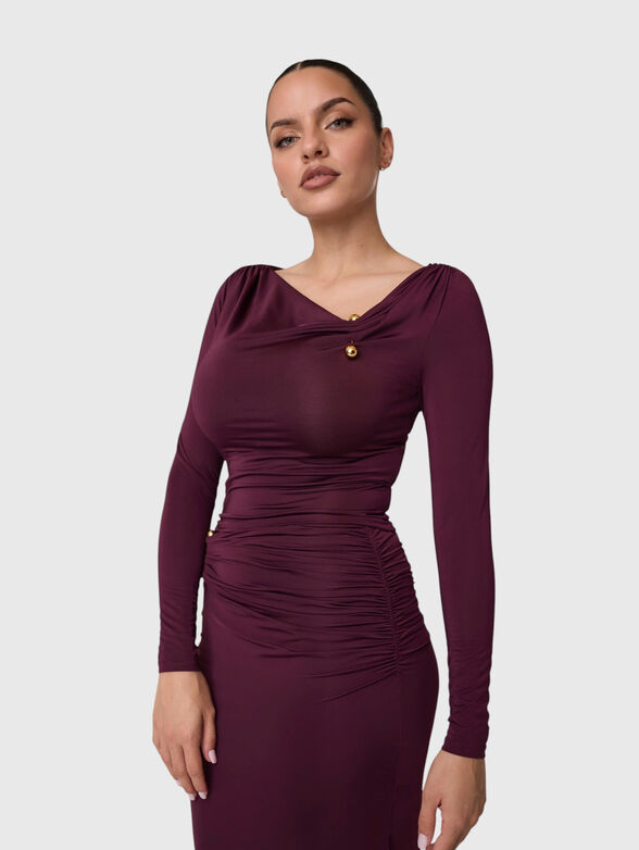 EZME Blouse in burgundy - 1