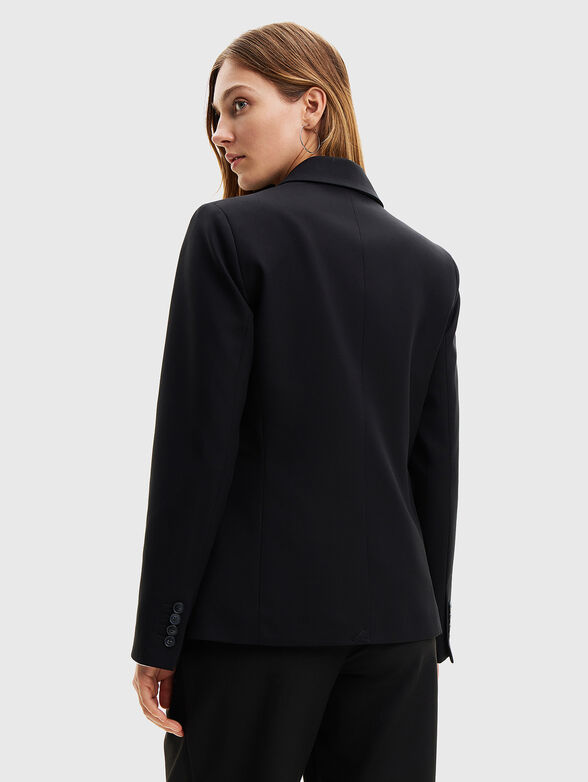 Blazer with denim texture  - 2