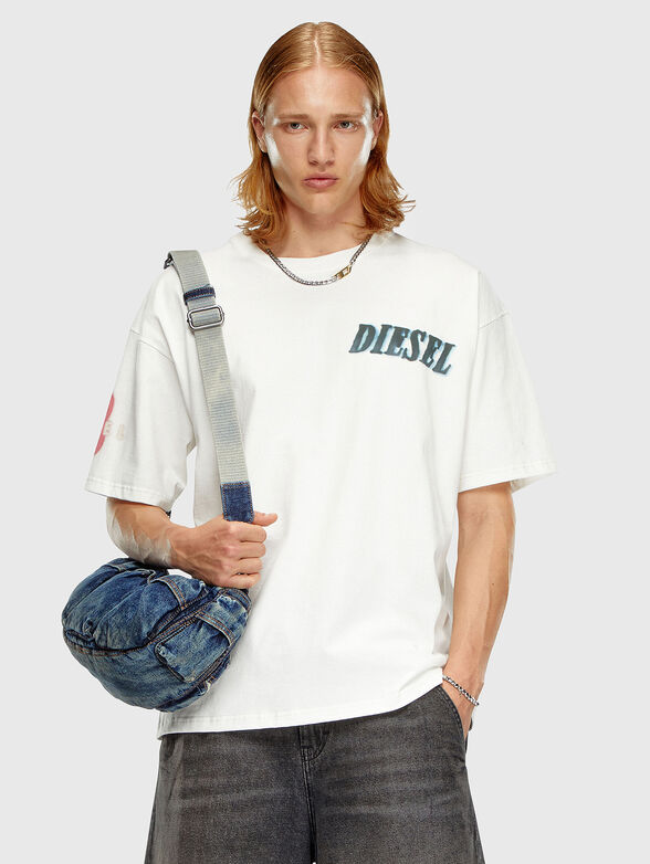 T-shirt T-BOXT-Q19 with accent logo print on the back - 1