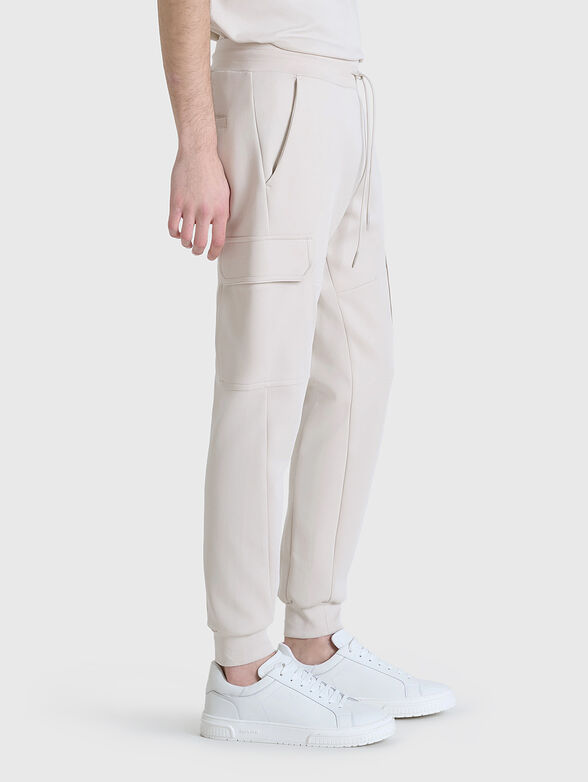 Sports cargo pants in black - 4