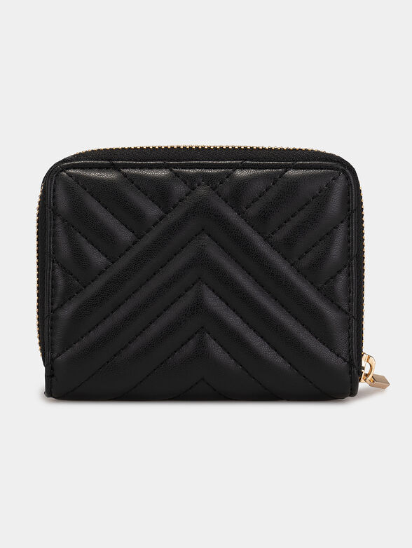 Black purse with quilted effect - 2