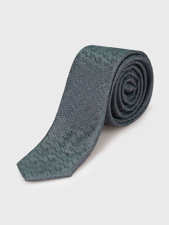 Black silk tie - 1