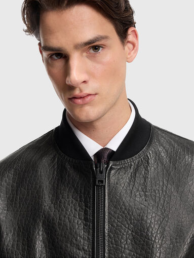 Lambskin leather jacket - 4