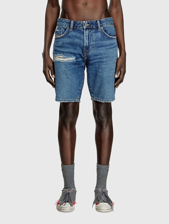 D-FIN short denim pants - 1