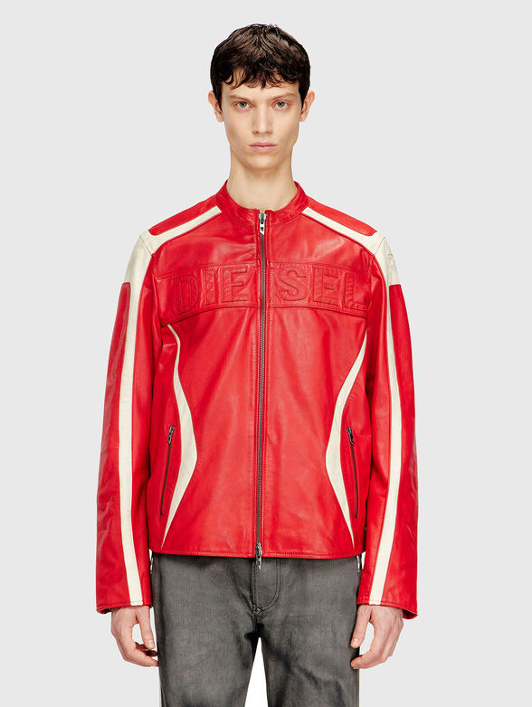 L-ADAM leather biker jacket - 1