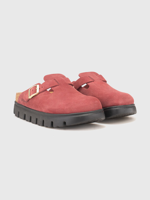 BOSTON suede clogs - 2