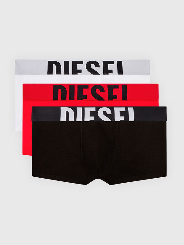 Set of three pairs of boxers with logo band - 1