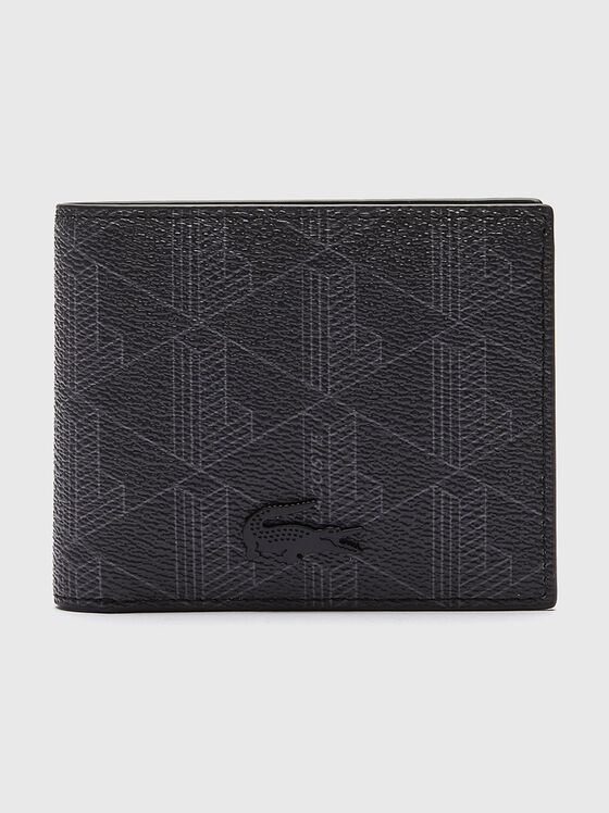 Wallet with monogram logo print - 1
