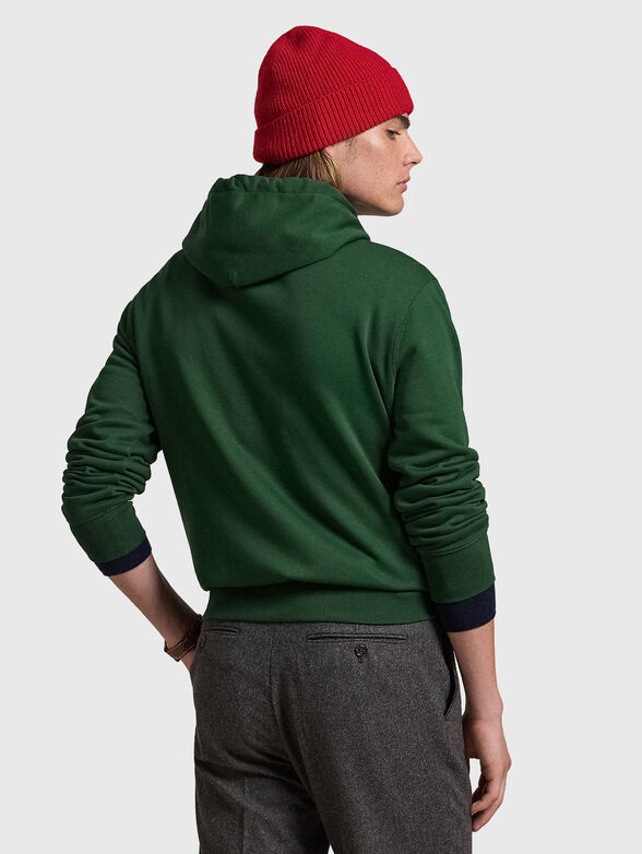 Green sweatshirt with Polo Bear print  - 3