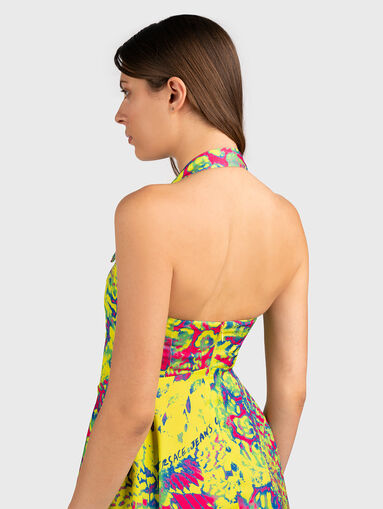 Asymmetrical multicoloured dress - 3