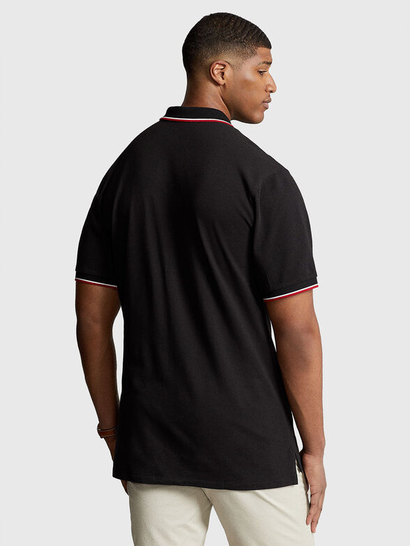 Cotton polo-shirt with logo - 3