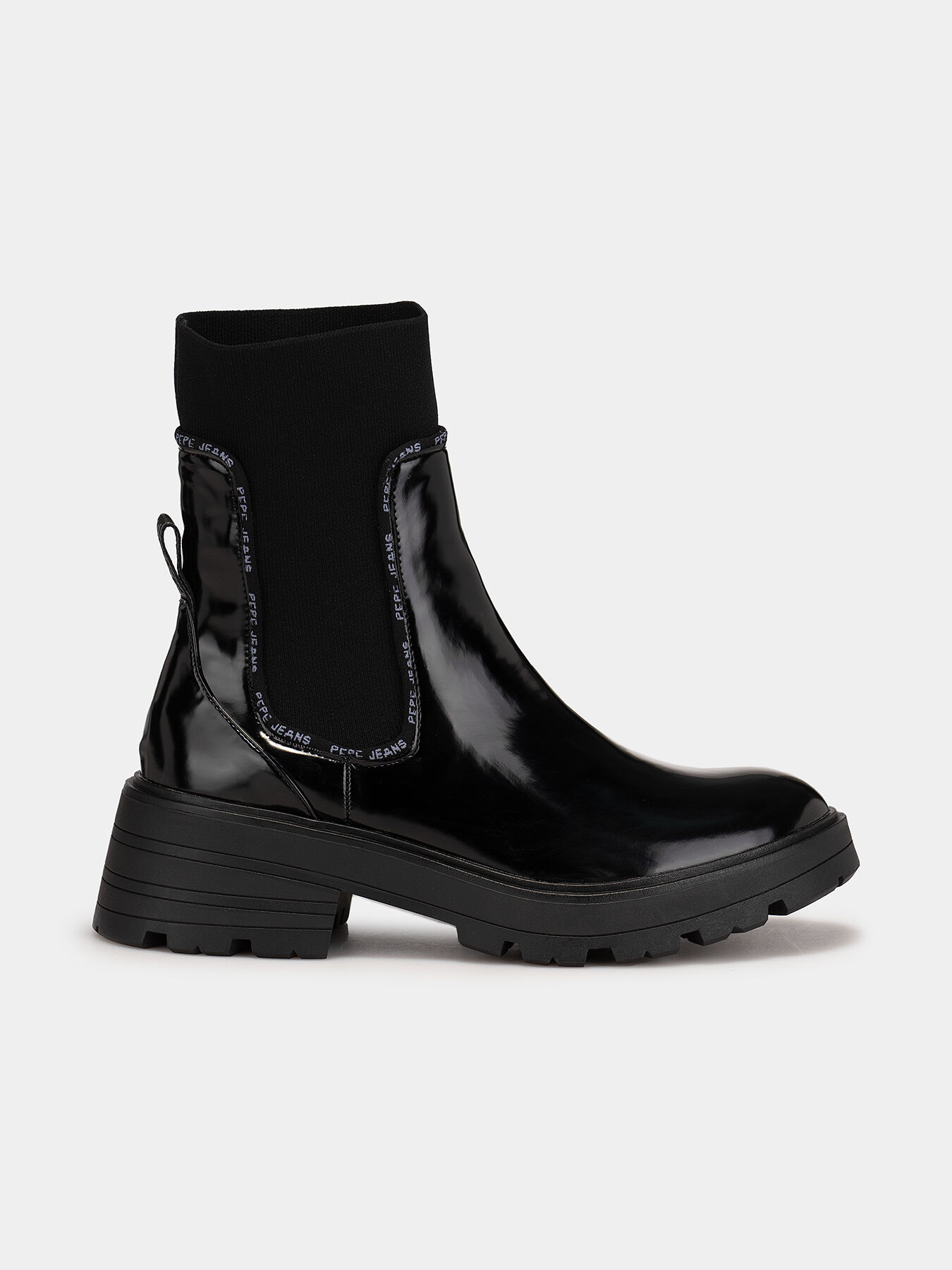 SODA CHELSEA ankle boots with textile inserts brand Pepe Jeans Globalbrandsstore en