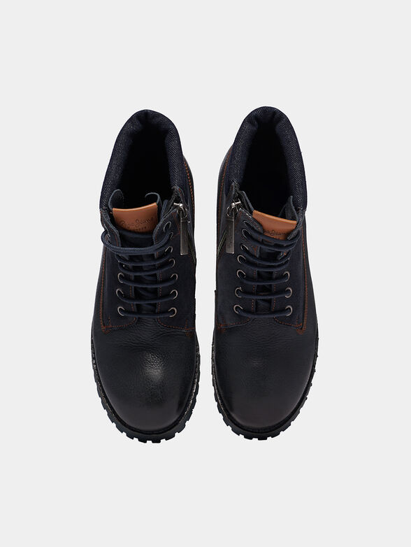 COMBAT DENIM Blue boots - 6
