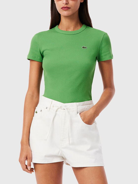 Cotton slim T-shirt - 1
