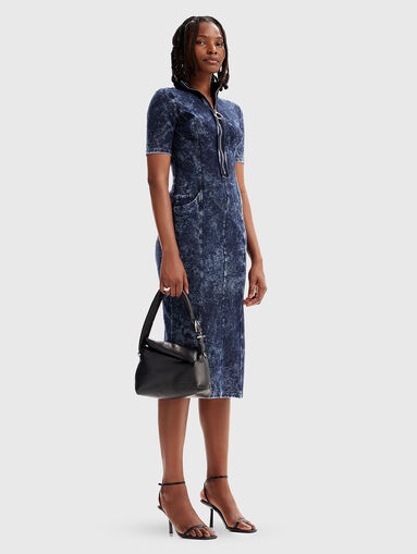 RACE black midi dress - 5