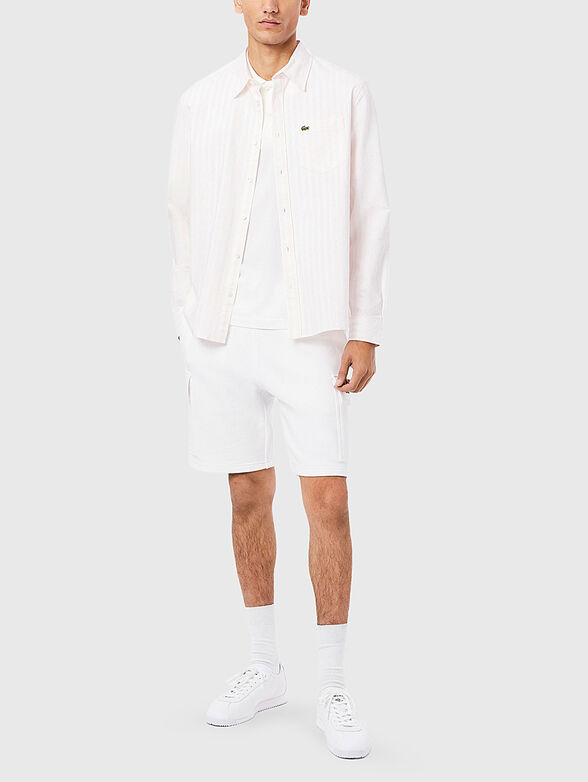 Shorts with logo embroidery - 3