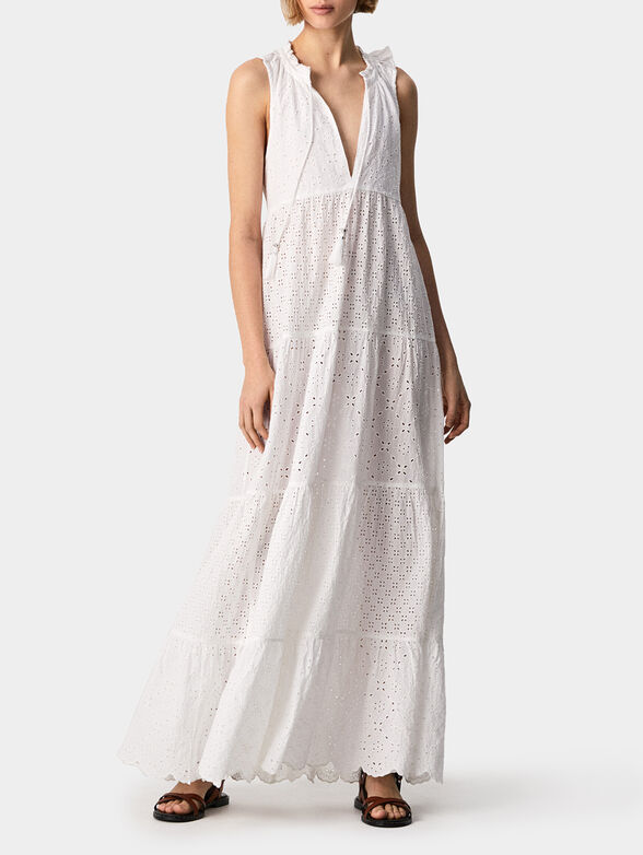 NATHAN dress whit V-neck - 1