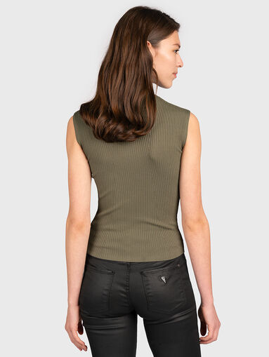 Knitted top LILY with elastic rib - 4