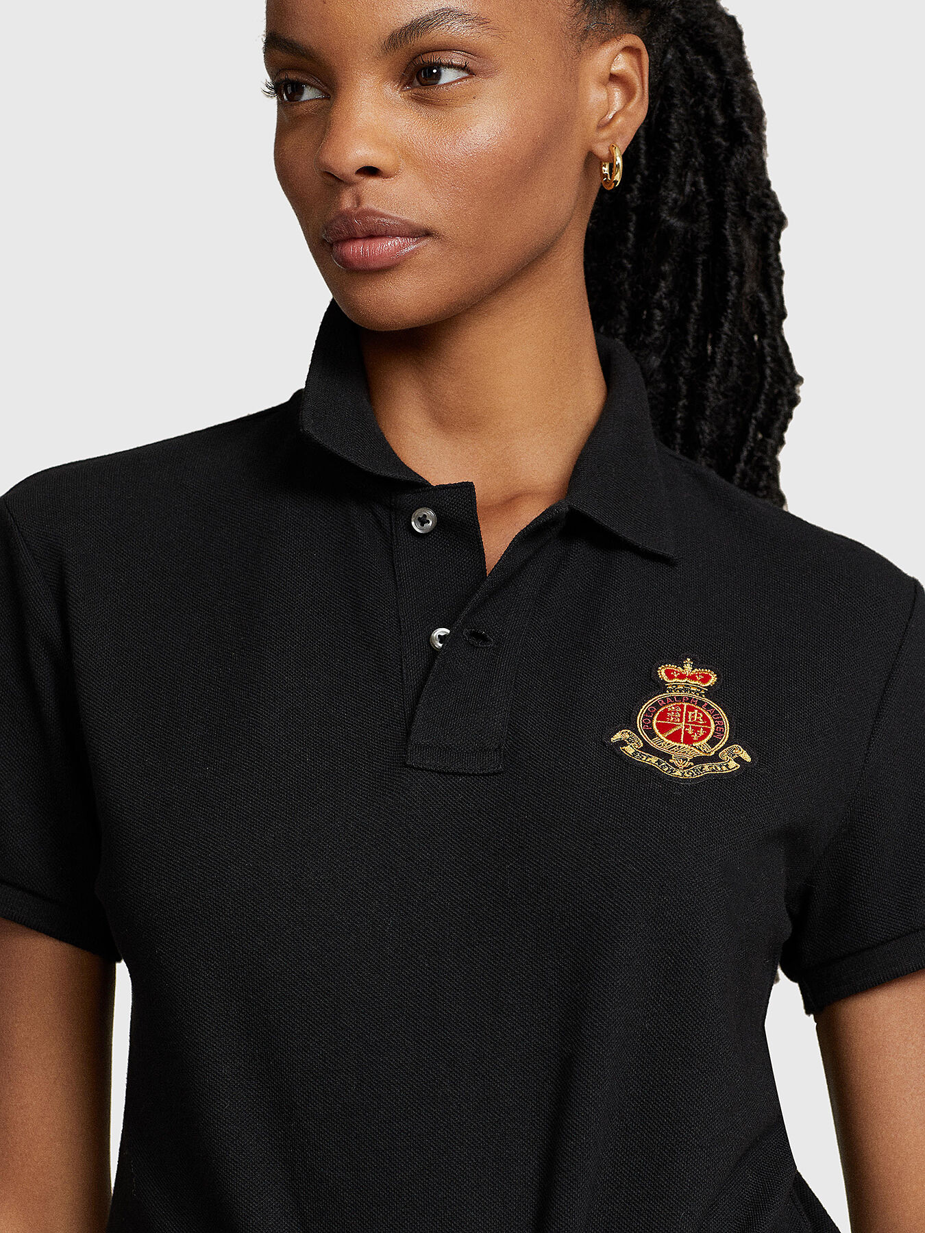 Polo shirt with contrast embroidery brand POLO RALPH LAUREN