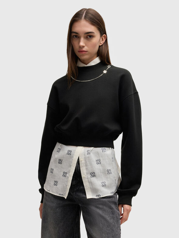 Sweatshirt with logo detail - 1