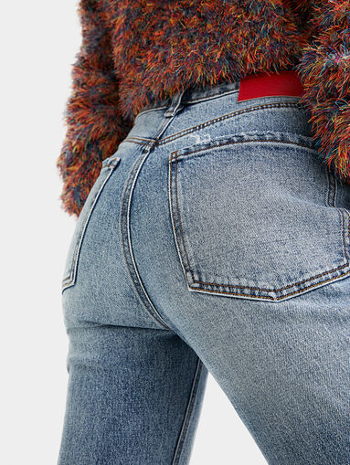 Jeans with worn off effect - 5