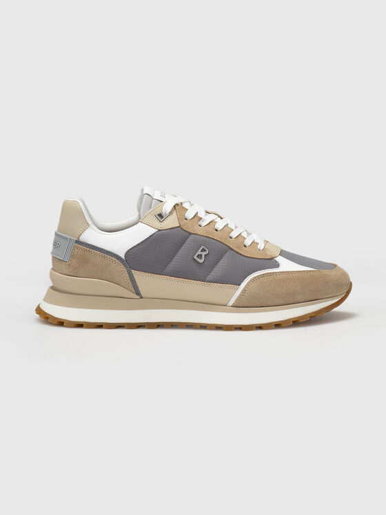 tNEWPORT 10 C textile and suede sneakers - 1