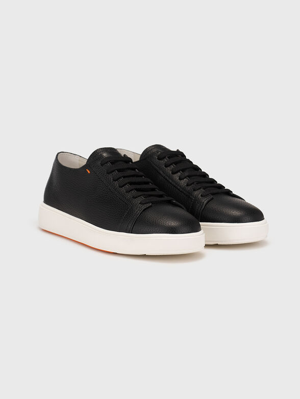 DAMPS black leather sport shoes - 2
