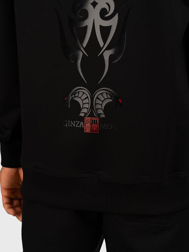 GMH022 sweatshirt with back print - 4