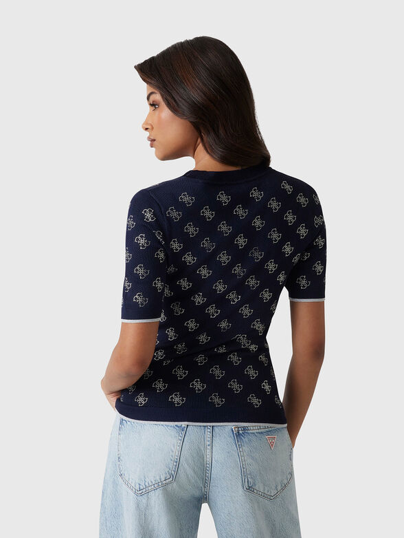 ROSIE blouse with perforations and logo  - 2