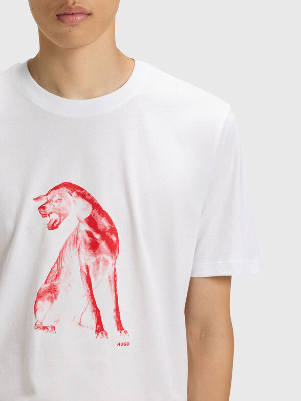 Cotton printed T-shirt - 4