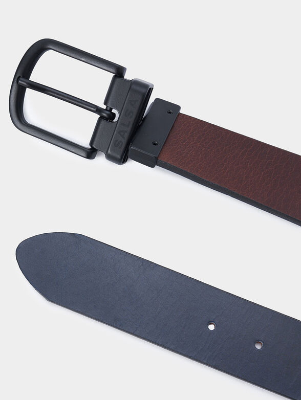 Reversible leather belt - 5