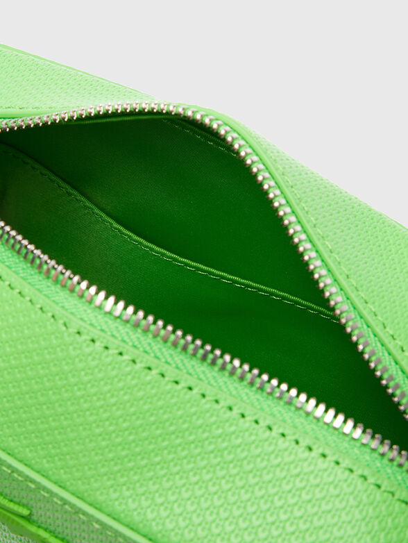 Leather crossbody bag with logo - 6