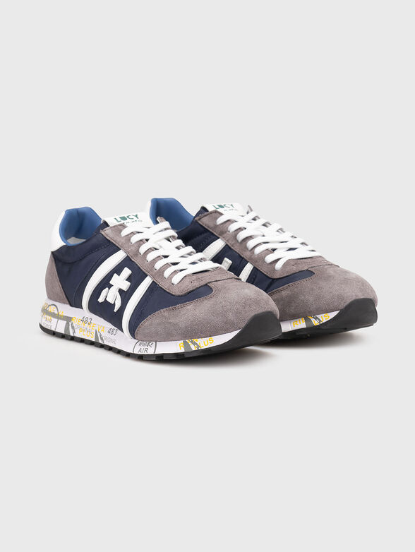 LUCY textile and suede sneakers - 2
