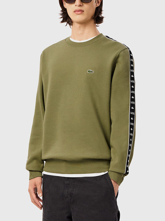 Sweatshirt with contrast stripe  - 1