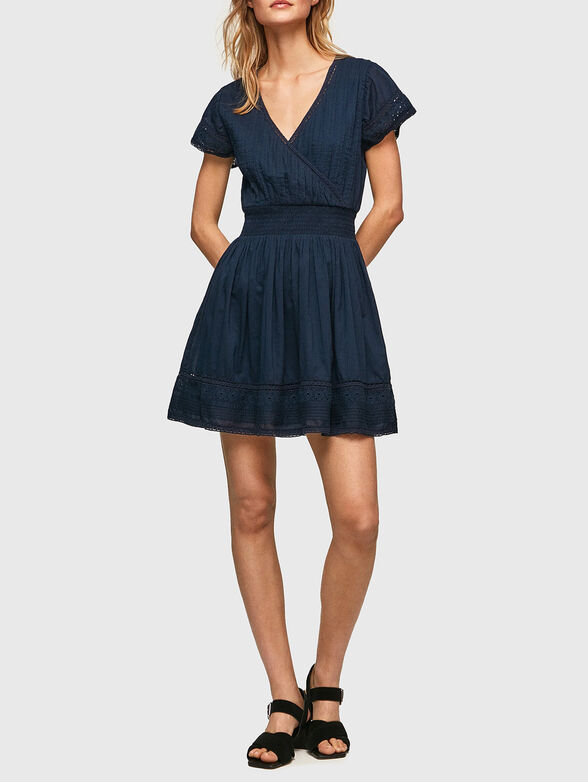 POETE dress with V-neck - 4