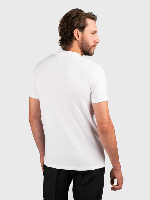 Black T-shirt with logo print - 2