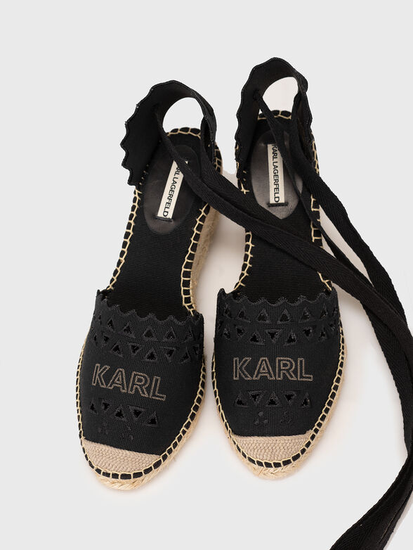 KAMINI black platform espadrilles - 6