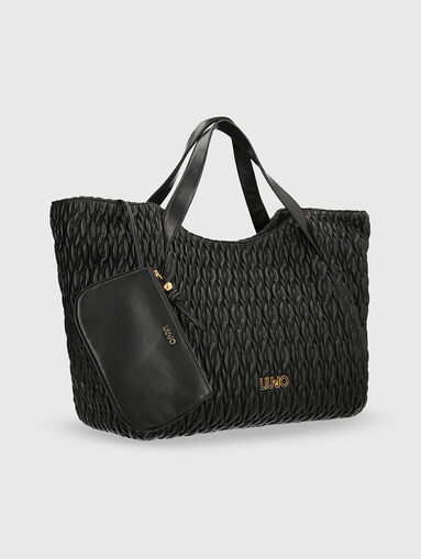 Shopper bag with gold logo  - 4