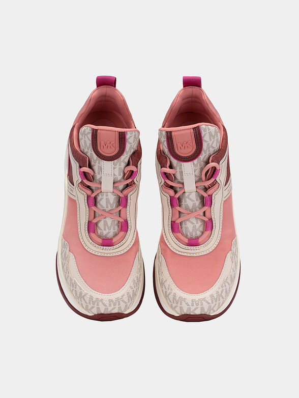 OLYMPIA sneakers with monogram logo print - 6