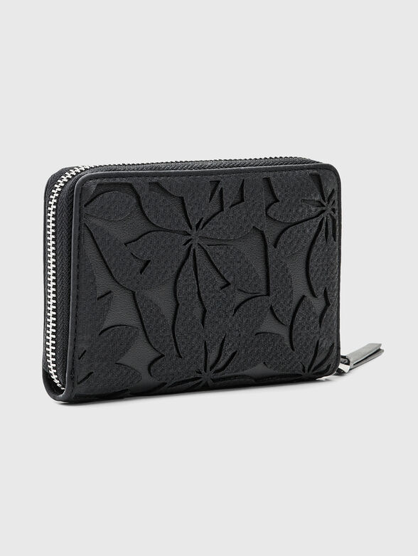 Black cutout detail wallet - 2