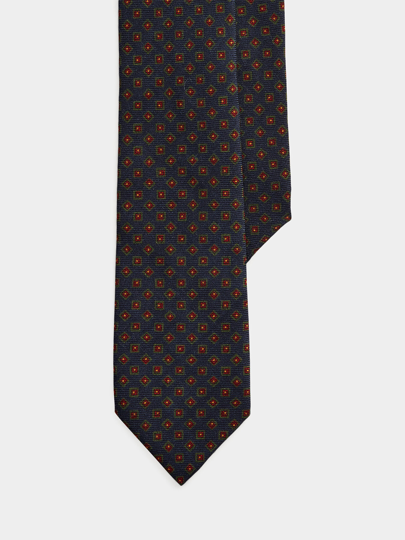 Woolen tie with geometric accents brand POLO RALPH LAUREN Globalbrandsstore en